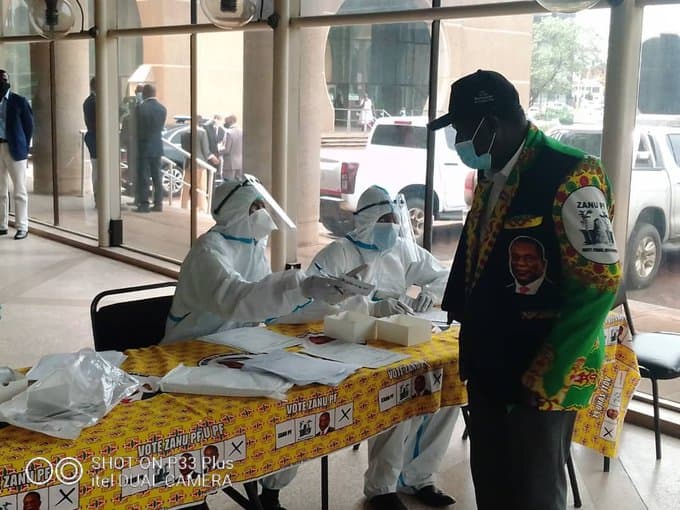 UPDATE: ZANU PF Politburo meeting on this afternoon…PICTURES…