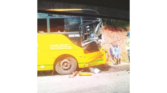 School bus crash leaves two injured