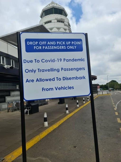 COVID-19: If not flying, one is not allowed to disembark from their vehicles at RGM Airport