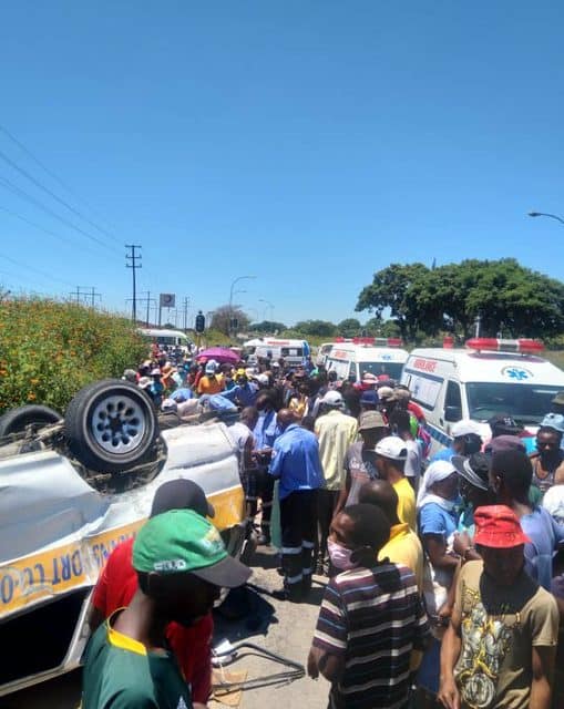 Omnibus overturns, one critically injured…PICTURES…