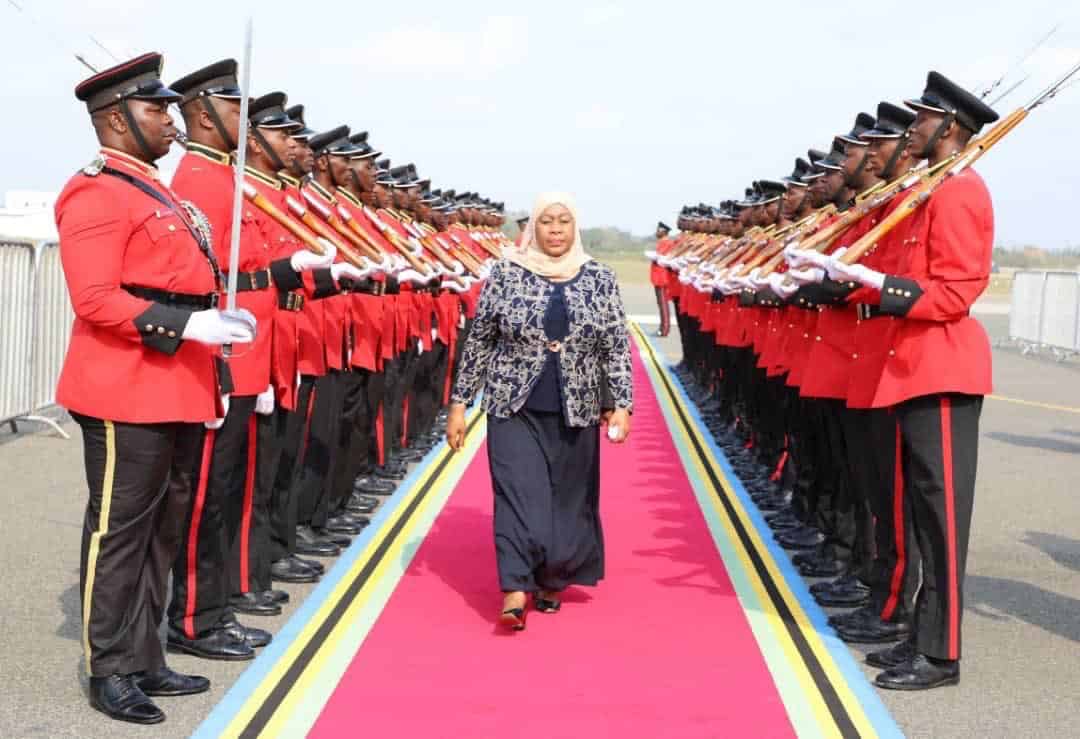 Tanzania President Samia Suluhu orders all police officers with big bellies to undergo fresh training