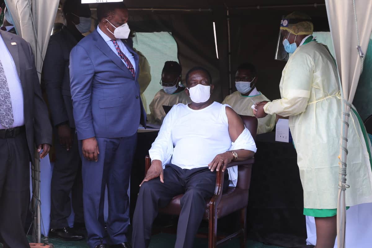 President Mnangagwa to receive 2nd Covid-19 vaccine dose tomorrow