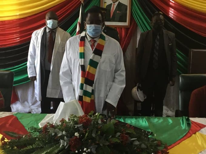 President Mnangagwa arrives in Mutare on a tour of duty