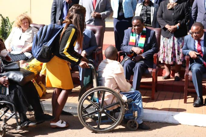 Harmful cultural practices, discrimination, exclusion of persons with disabilities must end- Mnangagwa