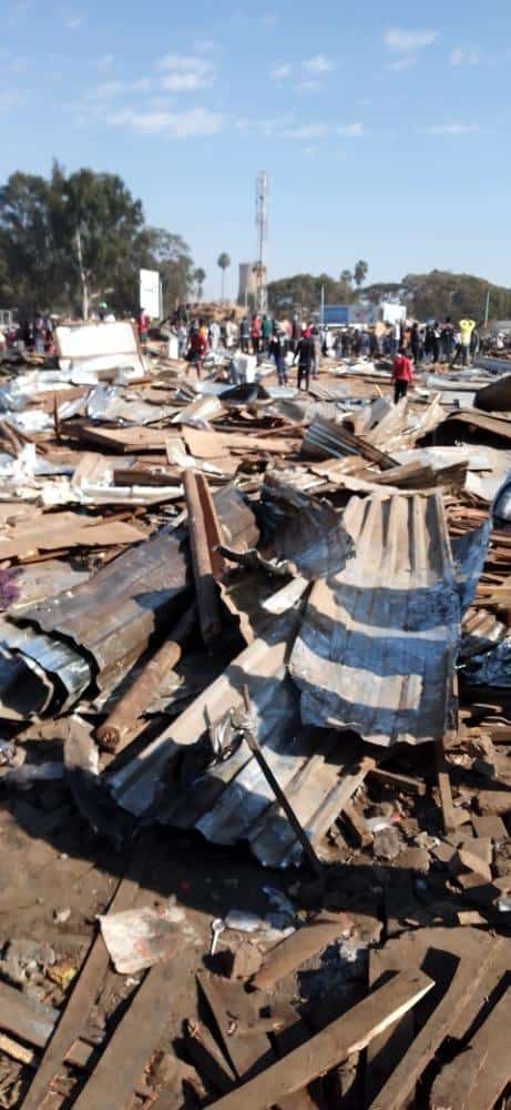 …PICTURES… Council resumes demolitions in Mbare