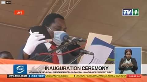 Zambia’s 7th President HH sworn into office