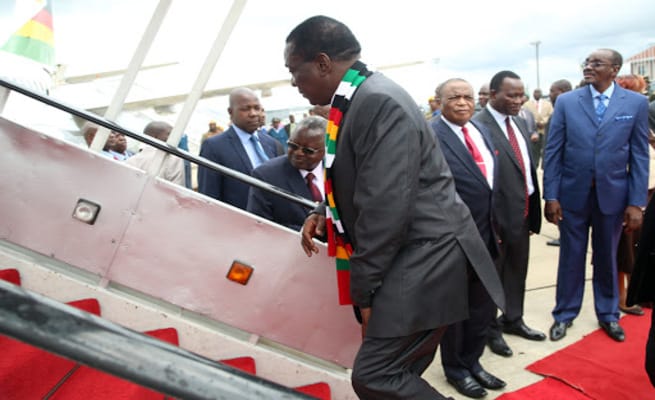 President Mnangagwa leaves for Egypt