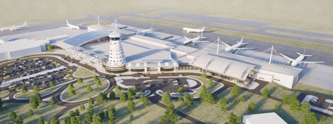 President Mnangagwa tours RGM Int Airport expansion project