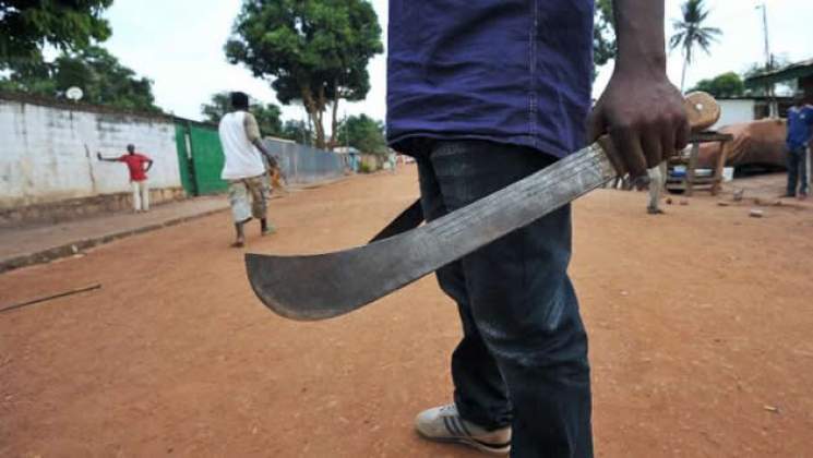 Machete gang pounce on mine strike guards before stealing 8kgs carbons