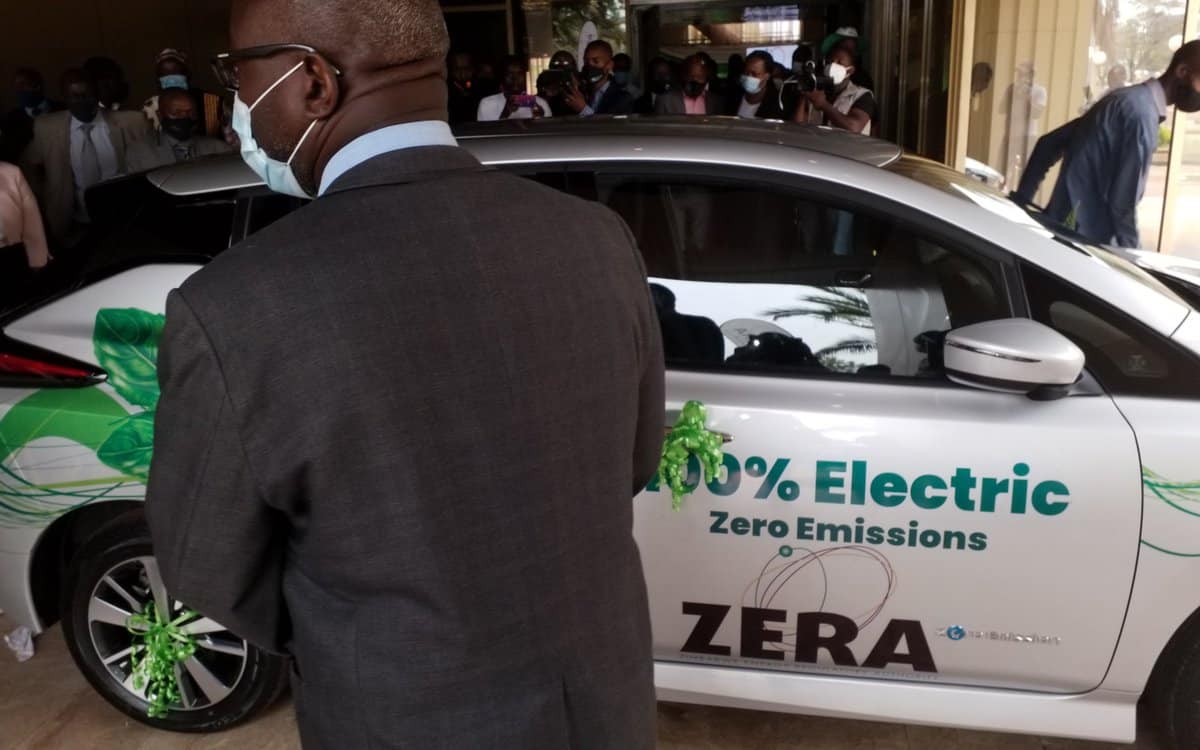 Electric car a hit at the 2021 Zimbabwe International Trade Fair (ZITF)