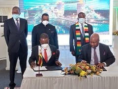 President Mnangagwa officiates at Zimplats, Min of mines US$1.7bn MOU signing ceremony