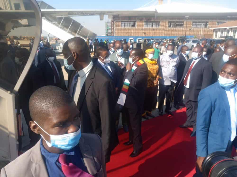 Mnangagwa leaves for COP26; VP Chiwenga in charge