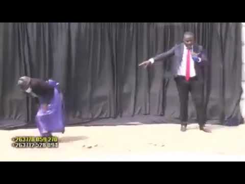 VIDEO: Zimbabwe church pastor “Prophet T Freddy” makes woman poop live on stage during service