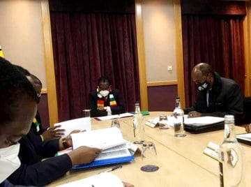 President Mnangagwa holds preparatory meeting ahead of COP26 summit