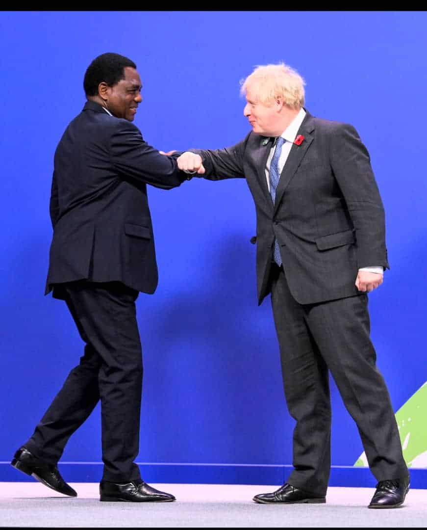 Zambia, UK relations cordial- says President Hichilema as he meets Boris Johnson