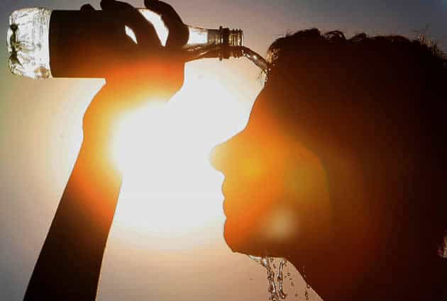 High temperatures forecasted for today, people urged to take lots of fluids