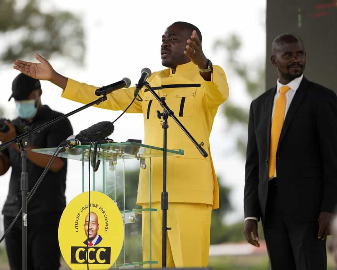 CCC president Chamisa takes Yellow Rally to Mutare