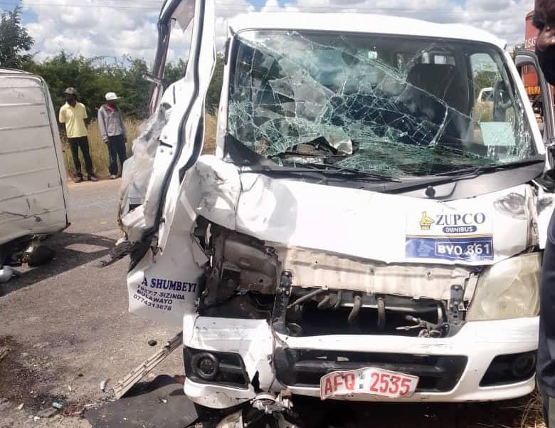 Child, 4, killed in Bulawayo three-vehicle collision, 24 injured
