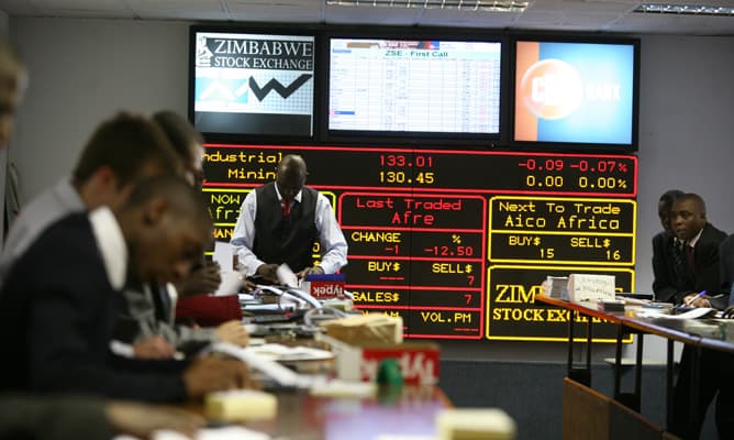 Zim Stock Exchange suspends trading