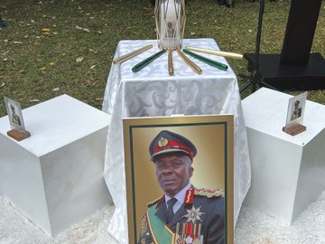 Mnangagwa attends Memorial Service for late ZNA Commander Chimonyo