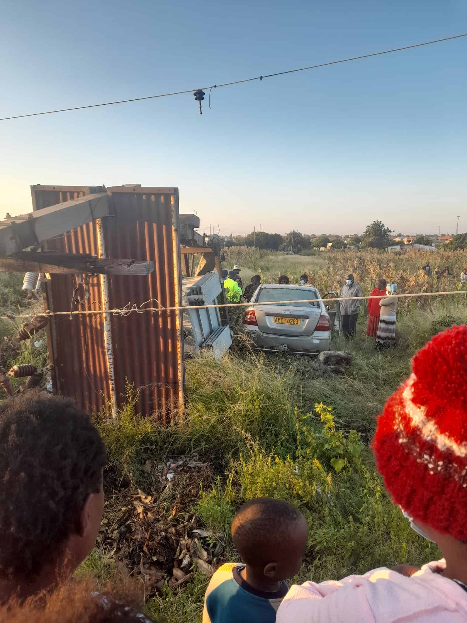 LUCKY TO BE ALIVE: Speeding ‘drunk’ motorist knocks down ZESA transformer