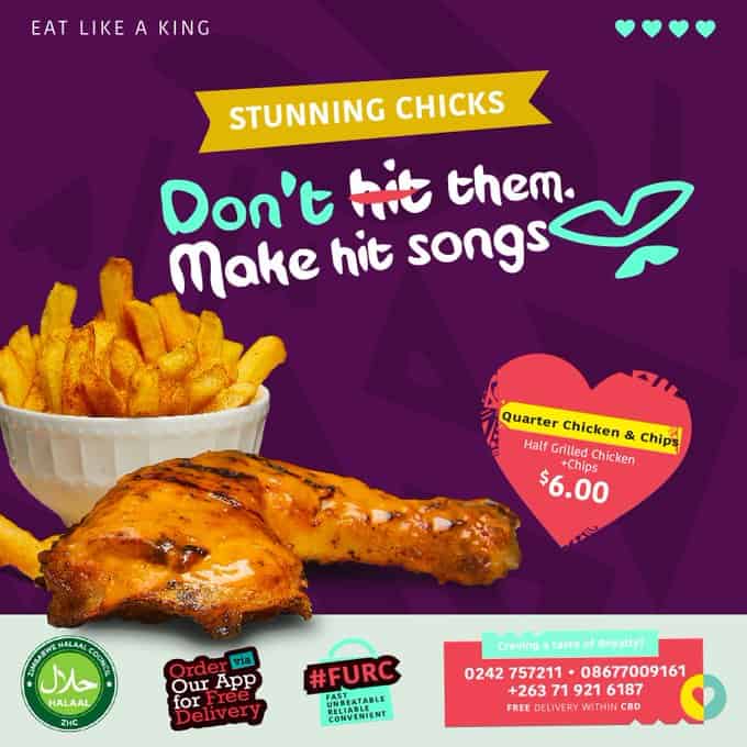 Wife-Bashing Stunner Mocked In Mambo’s Chicken Advert