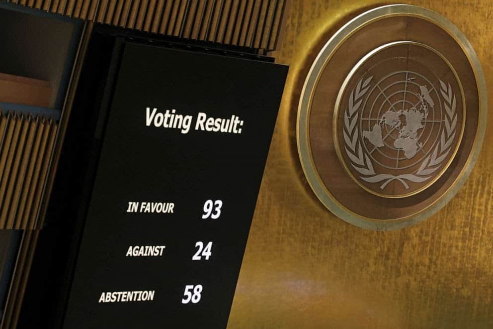 UN General Assembly suspends Russia from Human Rights Council, Zim votes against the suspension