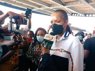 Celebrated SA actress Connie Ferguson arrives in Zimbabwe