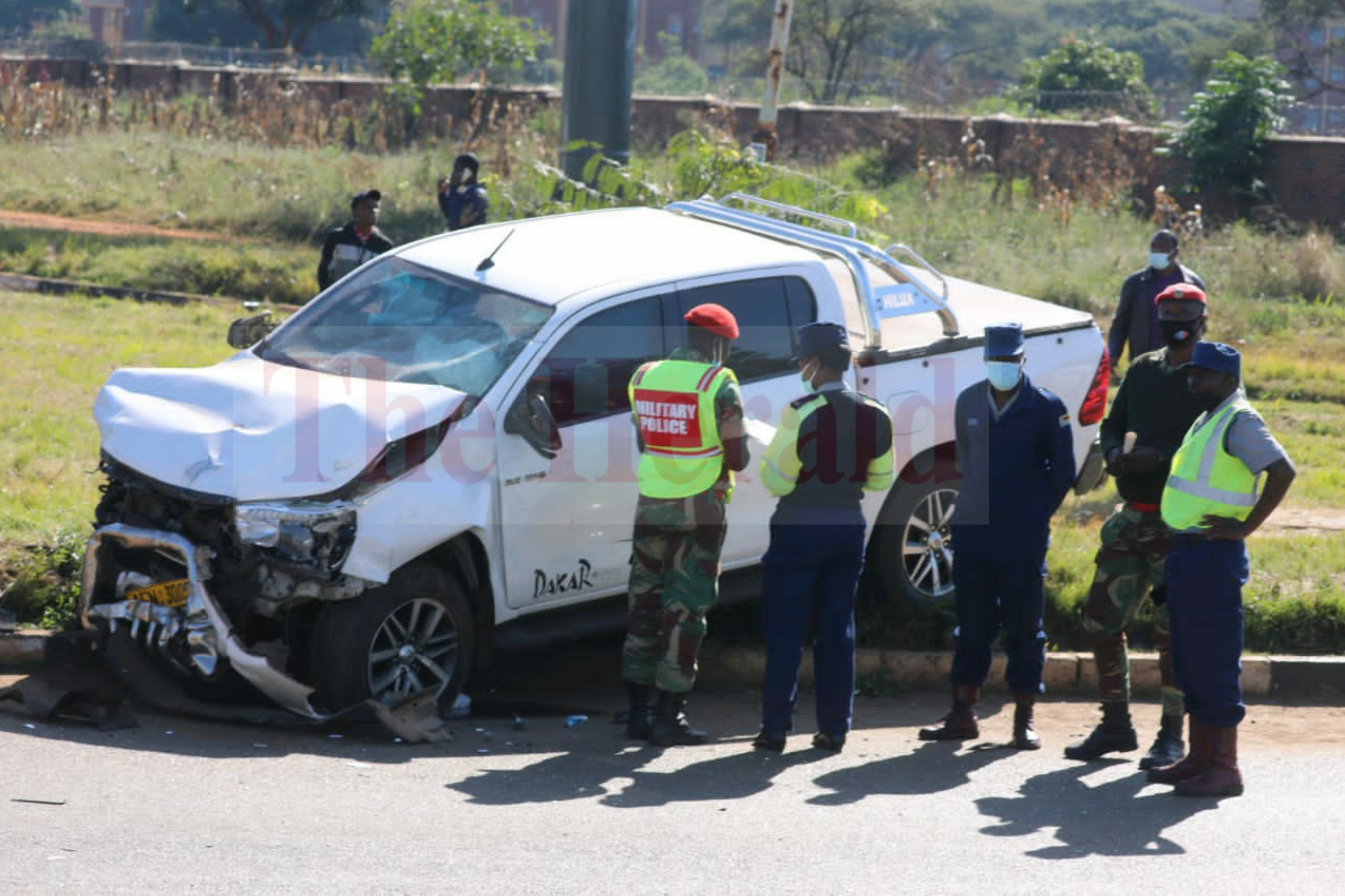 PICTURES|| Driver, Conductor Hospitalised As Truck Hits Zupco Kombi