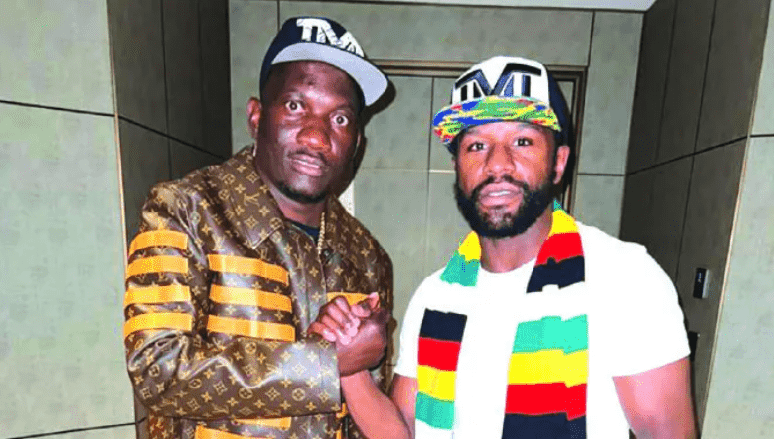 Pedzisai “Scott” Sakupwanya meets Floyd Mayweather Jnr, Made brand ambassador for TMT in Africa