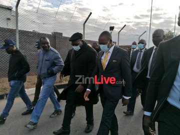 Alex Magaisa’s body touches down at RGM International Airport, Chamisa welcomes it