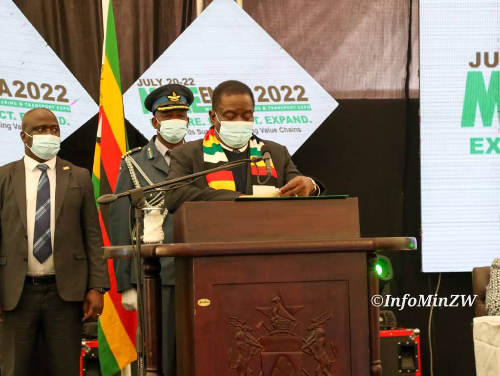 Mnangagwa challenges mining firms to engage communities