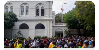 VIDEO: Sri Lanka President flees as protesters storm State House