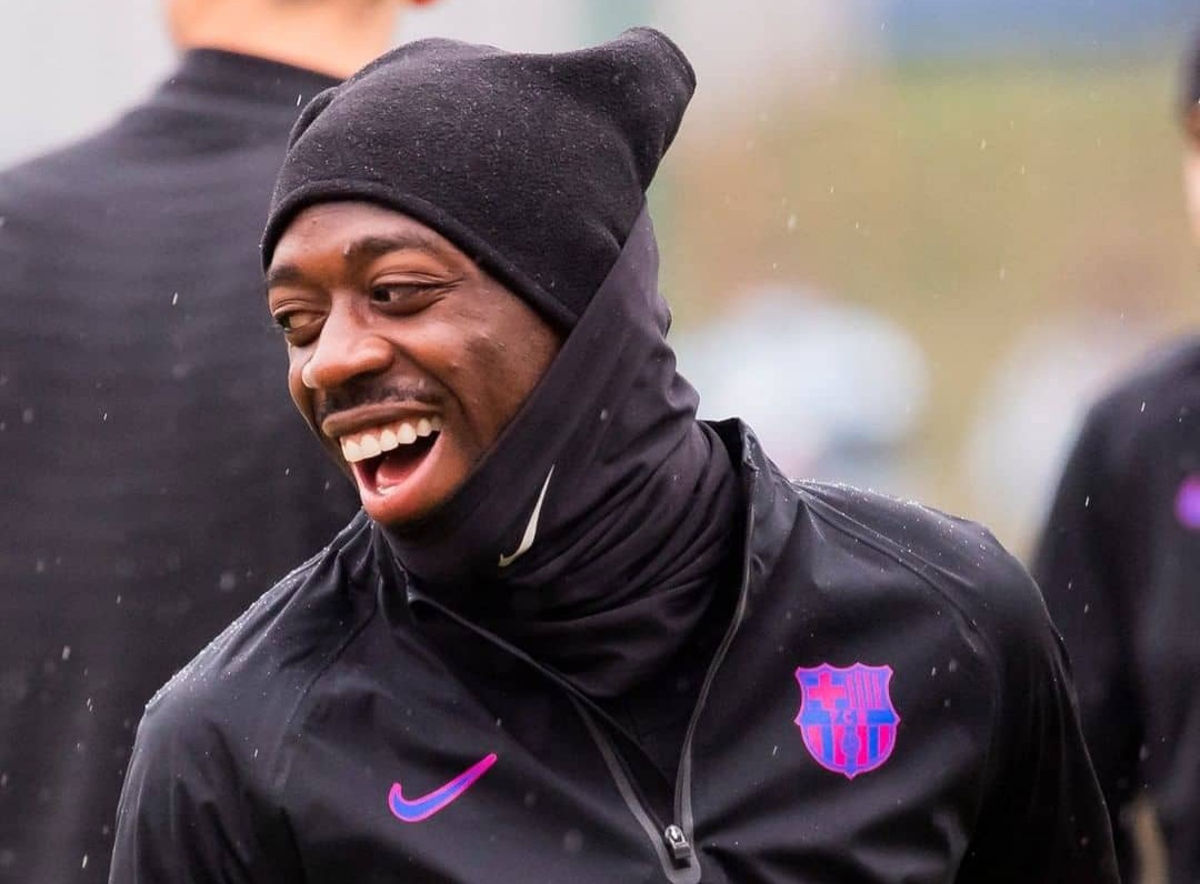 WATCH|| Ousmane Dembele As He Tries To Quietly Avoid Press-ups As Punishment For Losing In Training