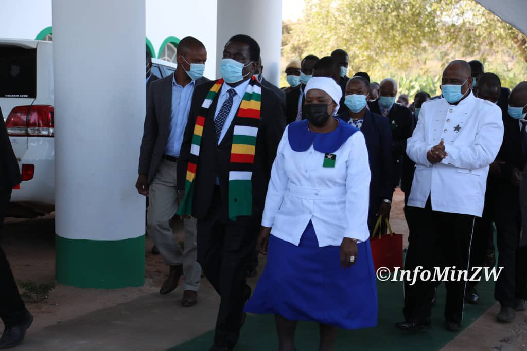 Mnangagwa visits ZCC Defe Dopota