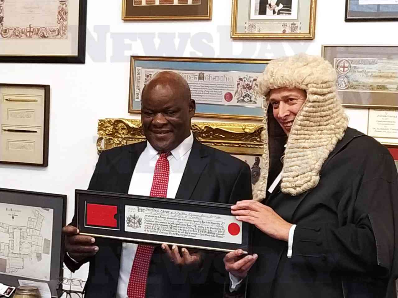 Sternford Moyo gets Freedom of City of London award