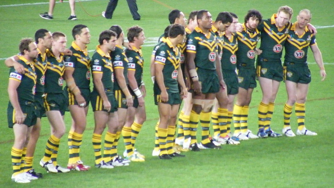 The former Australasia rugby league team