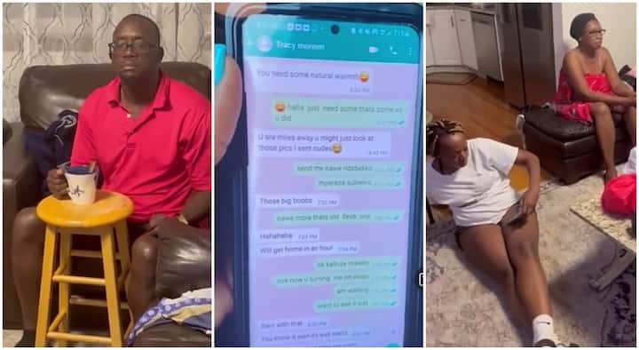 Married US Based Ugandan Man Shocked in Video As Children Expose Cheating Acts to Wife