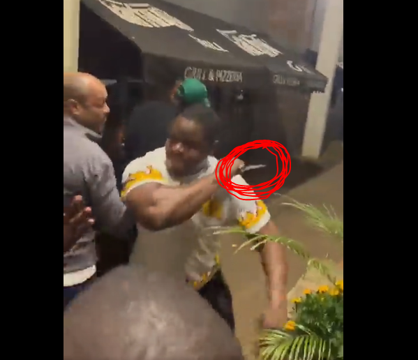 Attempted murder: Knives out as beer drinkers exchange blows at Pabloz pub..VIDEO