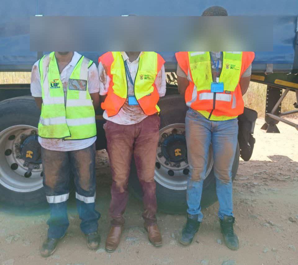 Armed Zimbabwean robbers posing as Labour Department officials arrested in SA..PICTURES