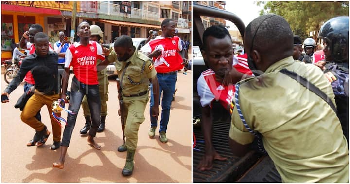 DRAMA as Uganda Police Arrest Arsenal Fans Over Man U Win Celebration, Trophy Parade