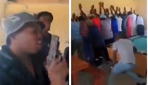 WATCH VIDEO: South Africa armed robbers force man to dance