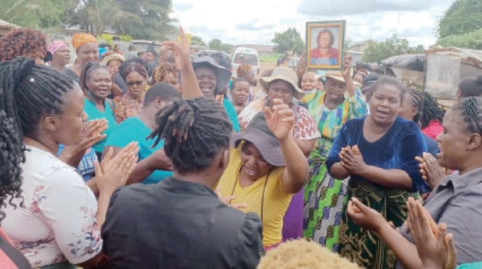 Murdered Budiriro EDC teacher’s workmates sing songs against domestic violence at funeral