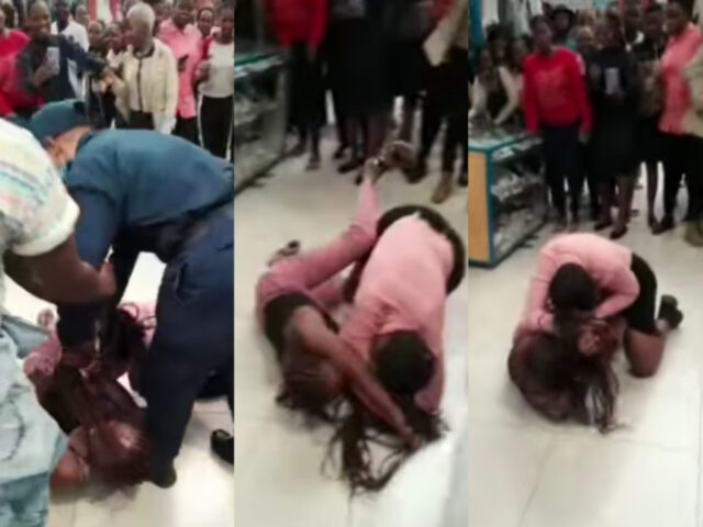 WATCH VIDEO: 2 Women dating same man fight at Eastgate Mall, Harare