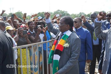 President Mnangagwa dates Victoria Falls