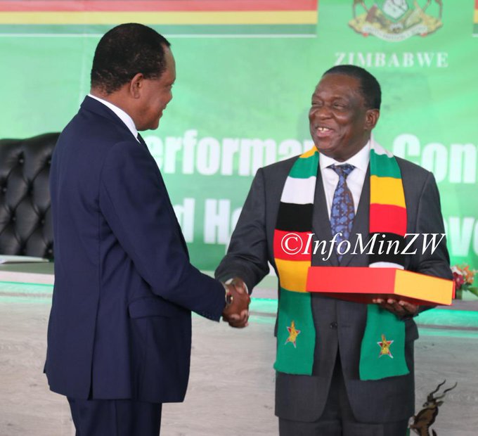 Only 2 ministers performed above expectations, says Mnangagwa