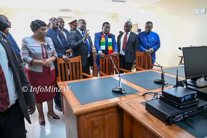 President Mnangagwa officially opens Epworth Magistrate Courts