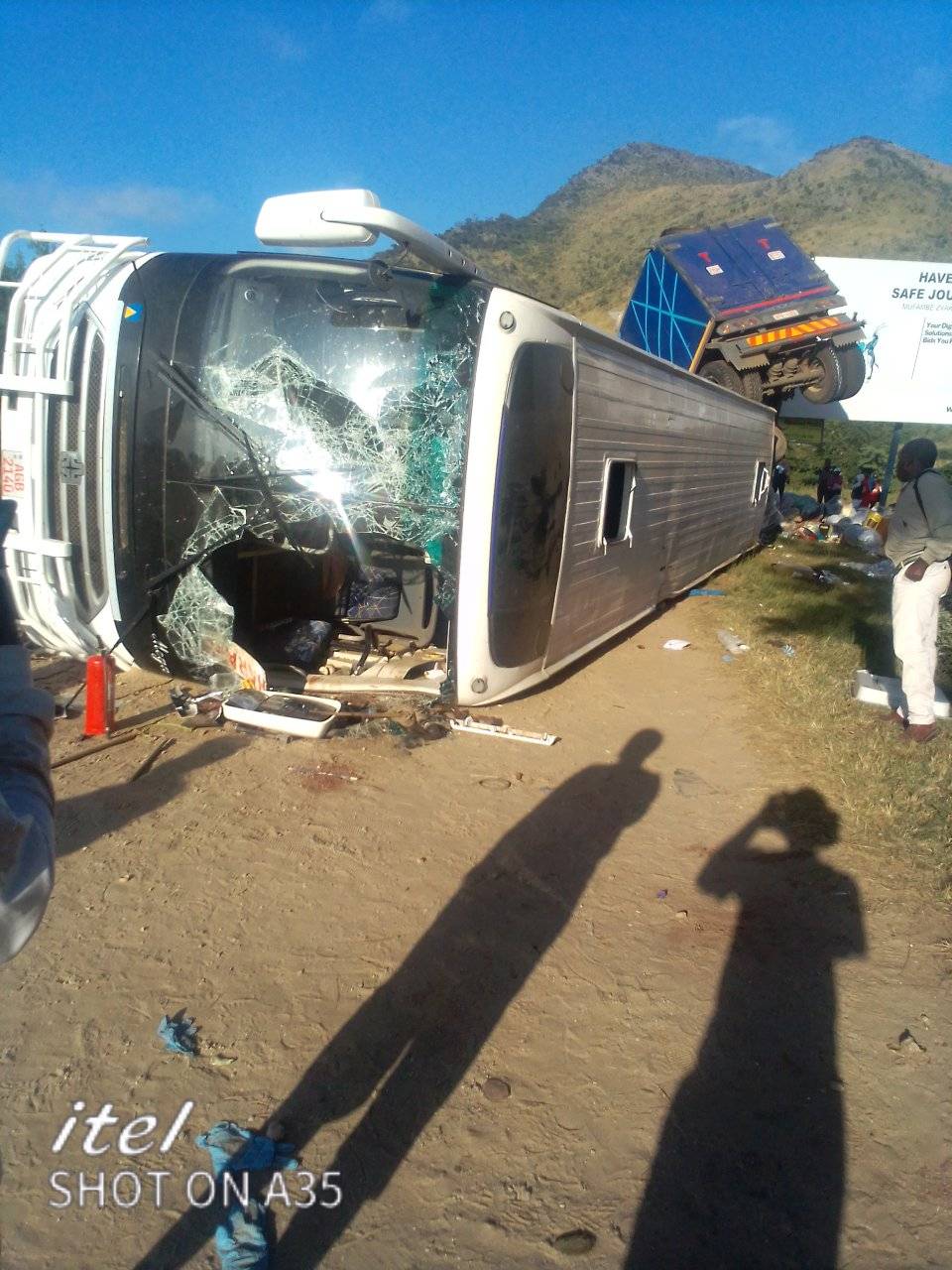 MUTARE: Zebra kiss traveling from Joburg involved in road accident