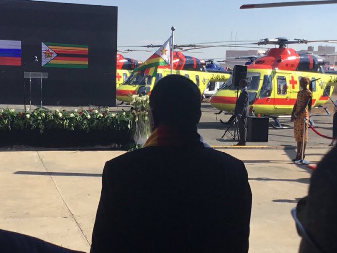 PICTURES: Mnangagwa buys helicopters from Russia