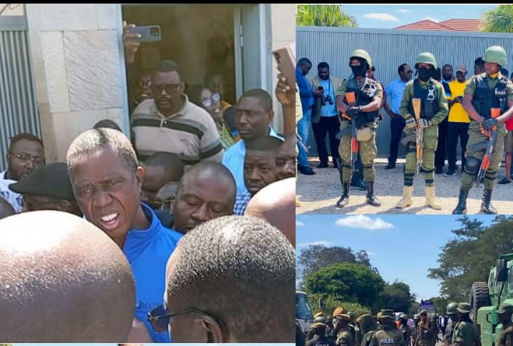 Police ‘raid’ ex Zambian President Edgar Lungu’s home